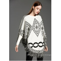 Womens Cardigan Wraps Winter Knitted Cable Fringes Shawls Sweater Poncho (SP618)